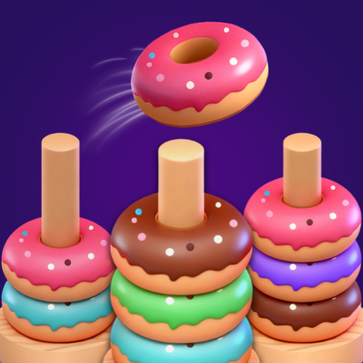 Donut Sort Mania 3D Logo